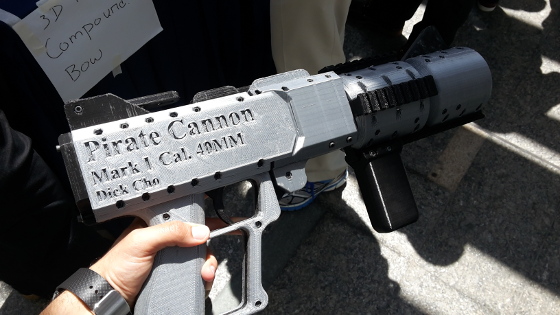 3D printed gun at HKOsCon 2015
